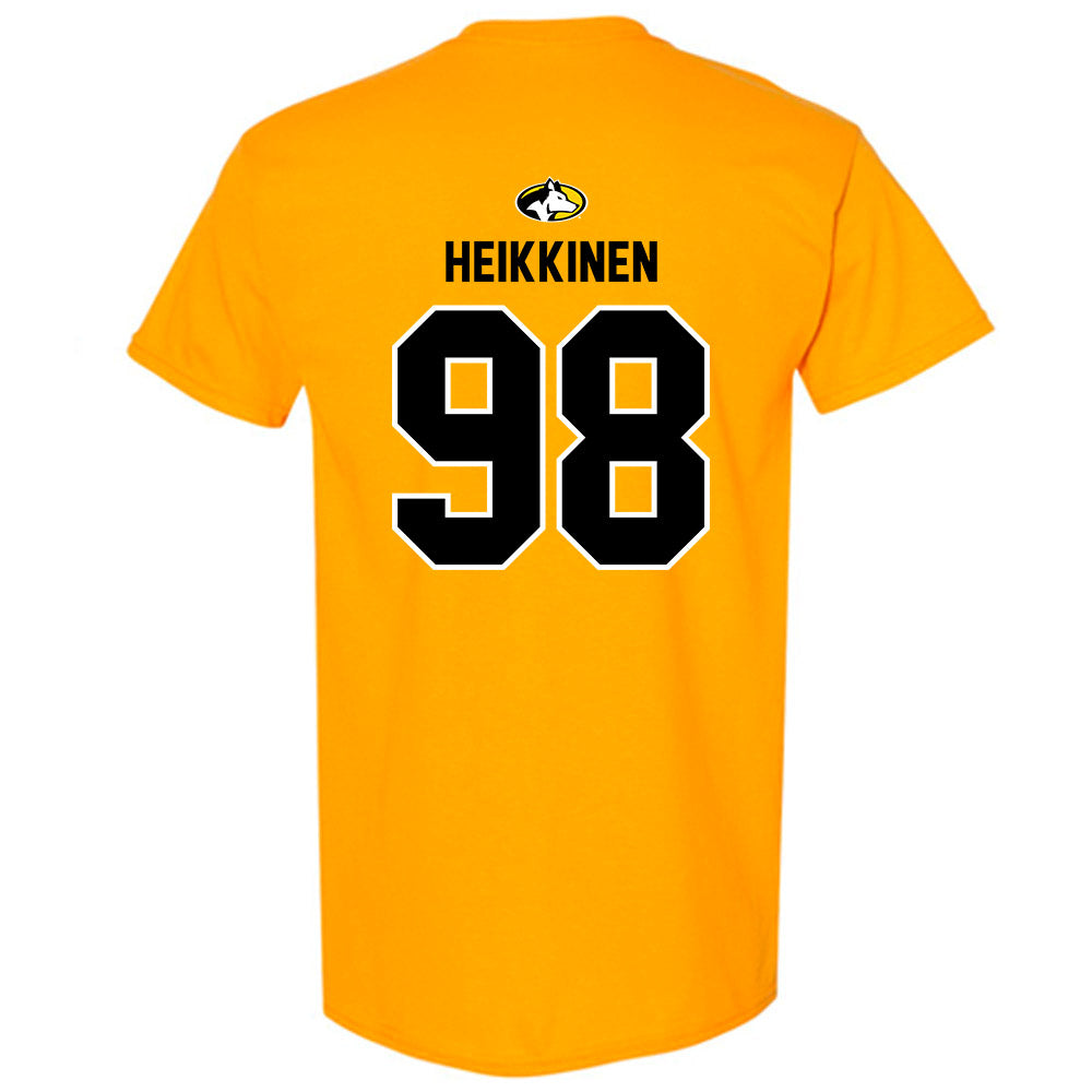 Michigan Tech - NCAA Football : Gauge Heikkinen - Generic Shersey T-Shirt-1