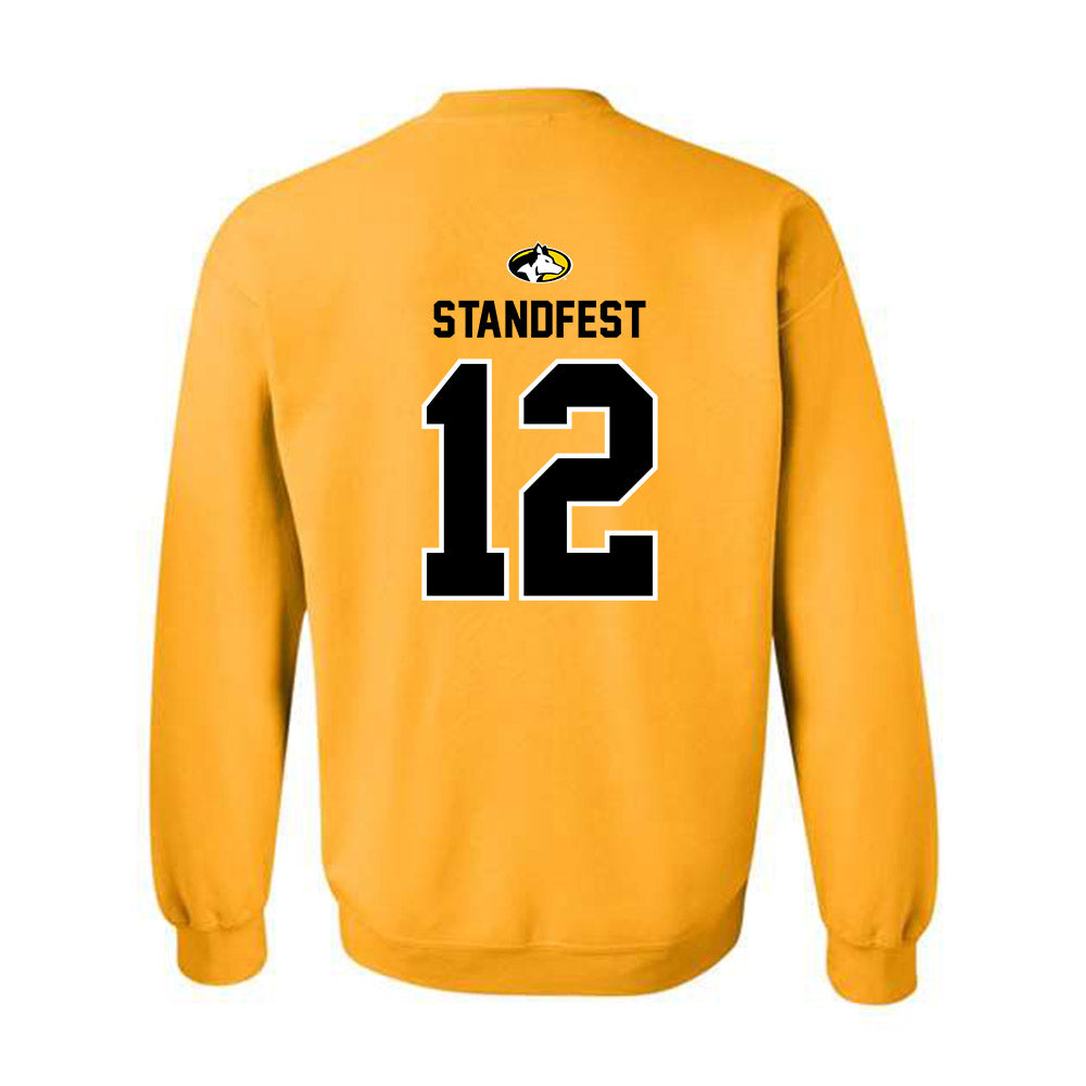Michigan Tech - NCAA Women's Basketball : Kendall Standfest - Generic Shersey Crewneck Sweatshirt