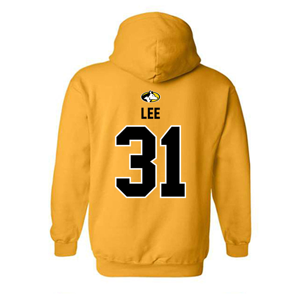 Michigan Tech - NCAA Men's Ice Hockey : Bryant Lee - Generic Shersey Hooded Sweatshirt