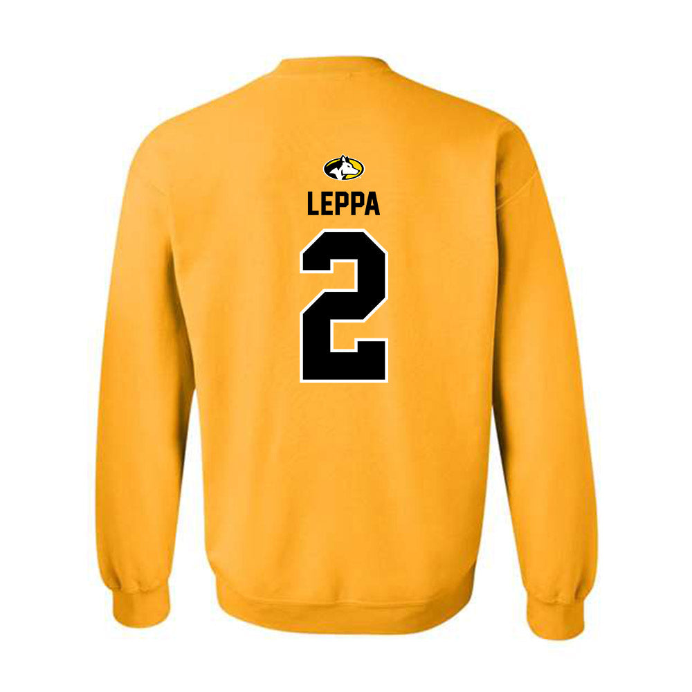 Michigan Tech - NCAA Men's Ice Hockey : Tom Leppa - Generic Shersey Crewneck Sweatshirt