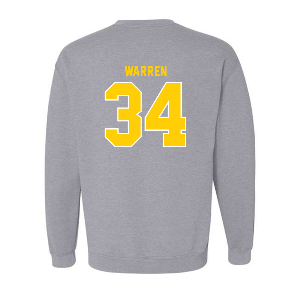 Michigan Tech - NCAA Men's Basketball : Grant Warren - Generic Shersey Crewneck Sweatshirt