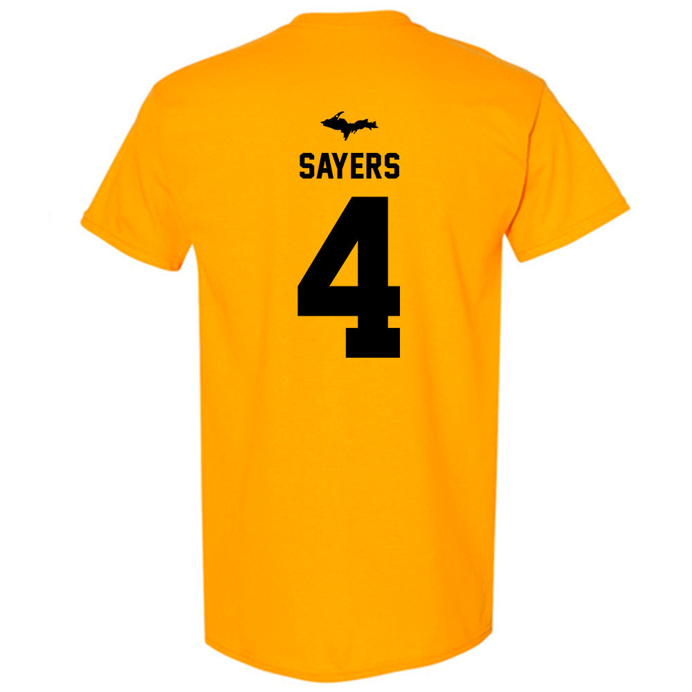 Michigan Tech - NCAA Women's Soccer : Abbey Sayers - Generic Shersey T-Shirt-1