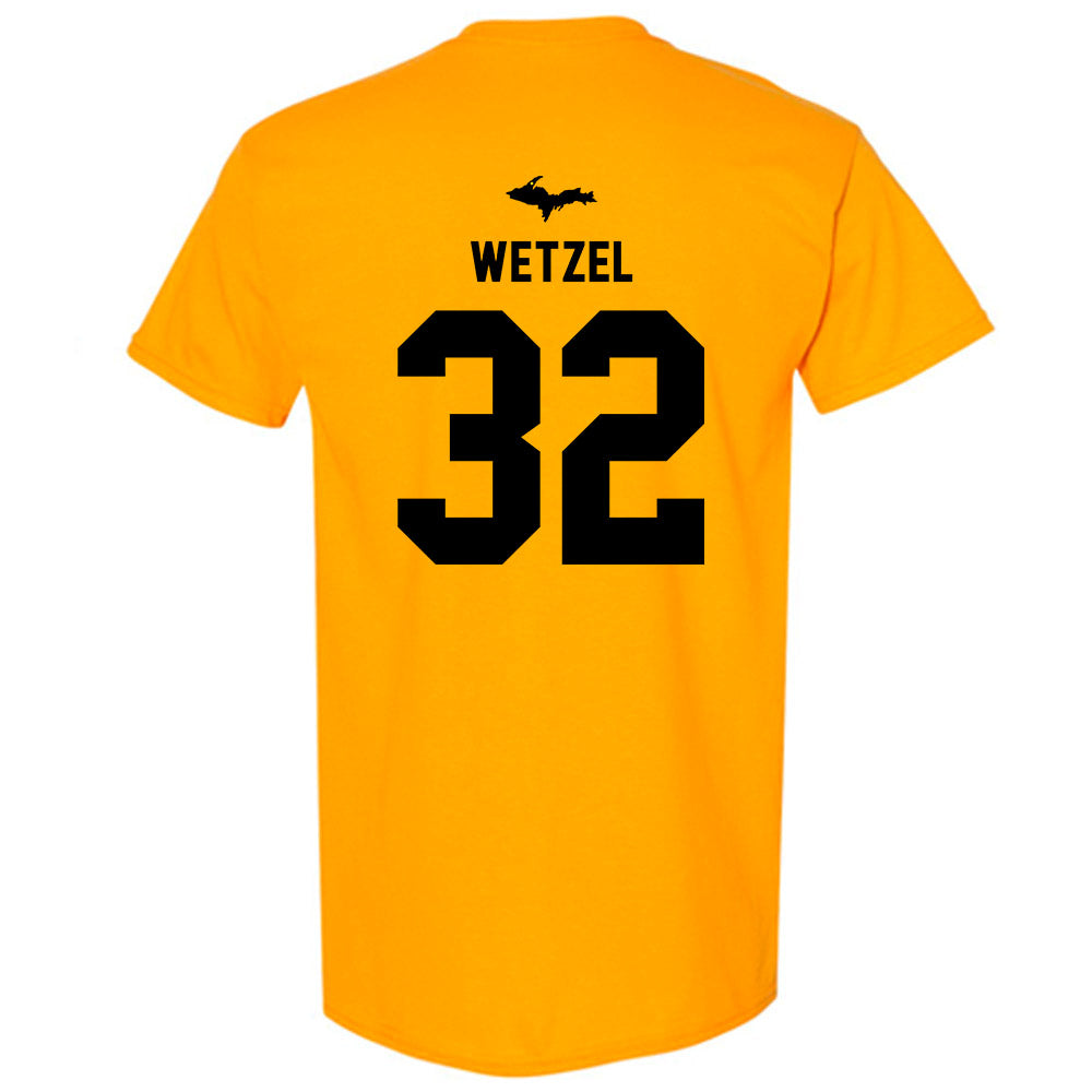 Michigan Tech - NCAA Women's Soccer : Peyton Wetzel - Generic Shersey T-Shirt-1
