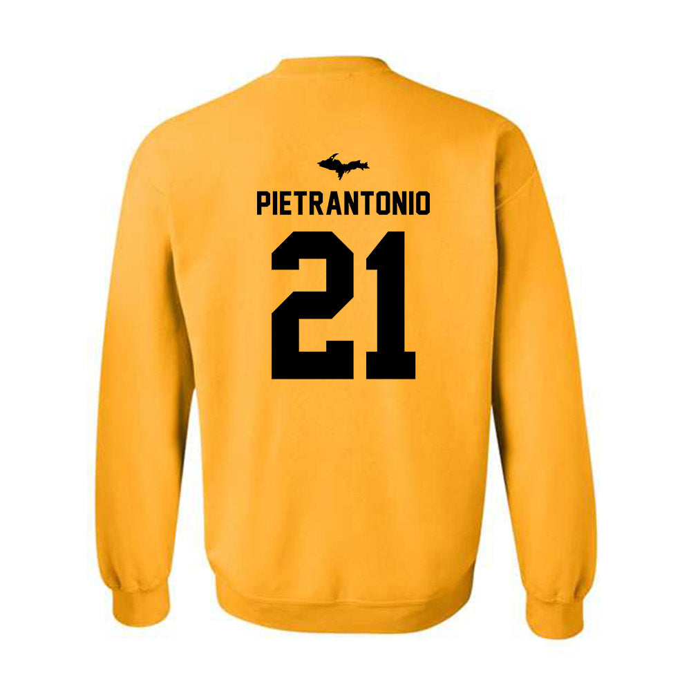 Michigan Tech - NCAA Football : Bryce Pietrantonio - Generic Shersey Crewneck Sweatshirt