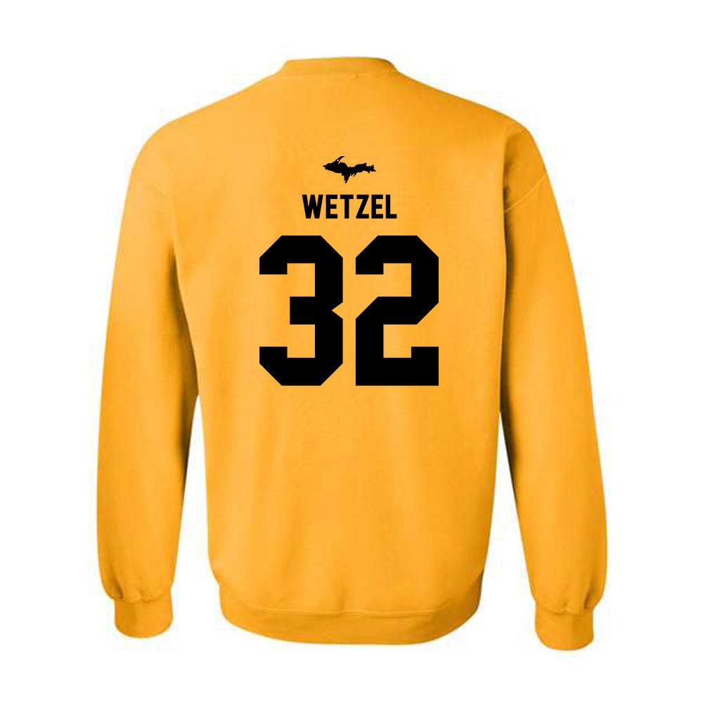Michigan Tech - NCAA Women's Soccer : Peyton Wetzel - Generic Shersey Crewneck Sweatshirt-1