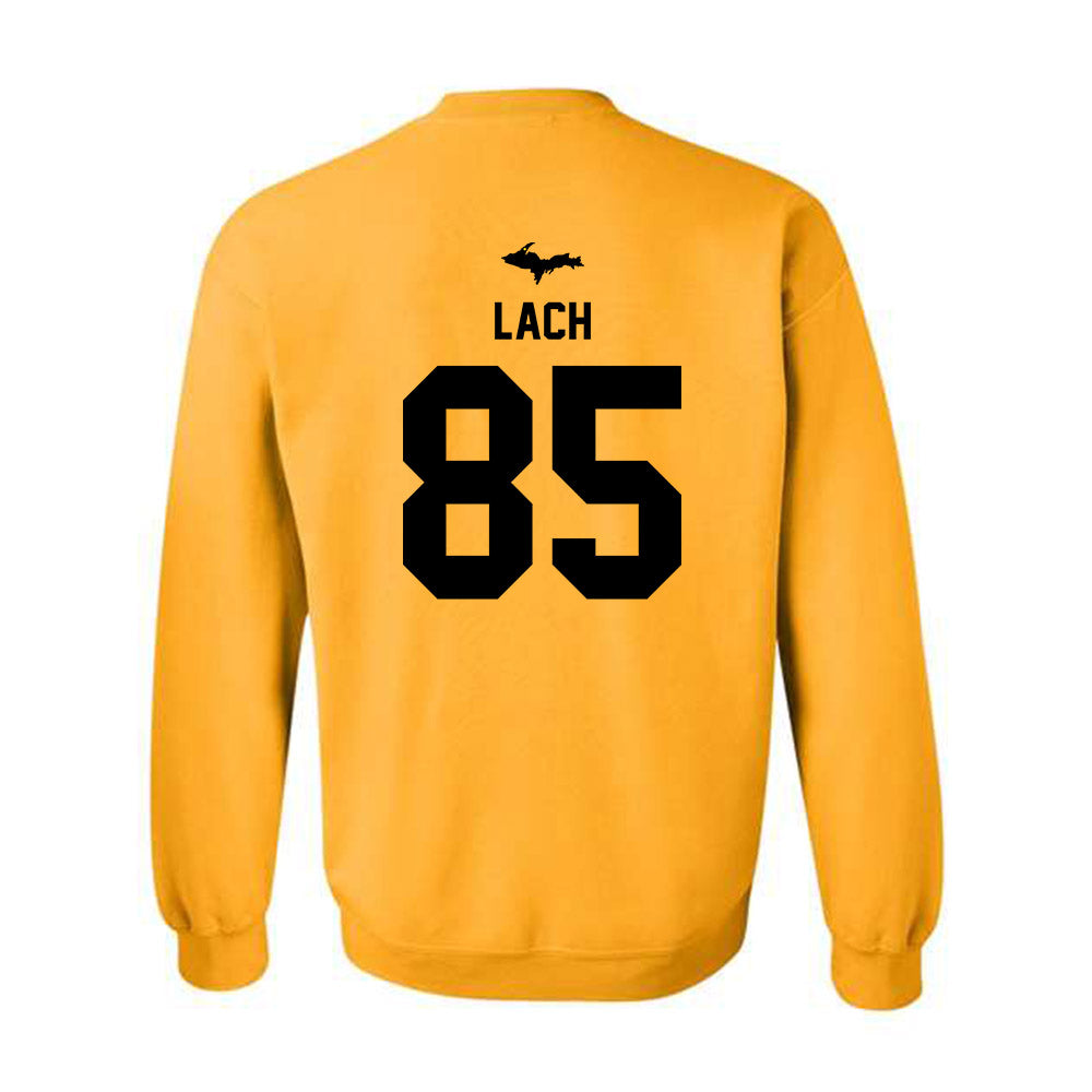 Michigan Tech - NCAA Football : Brenden Lach - Generic Shersey Crewneck Sweatshirt-1