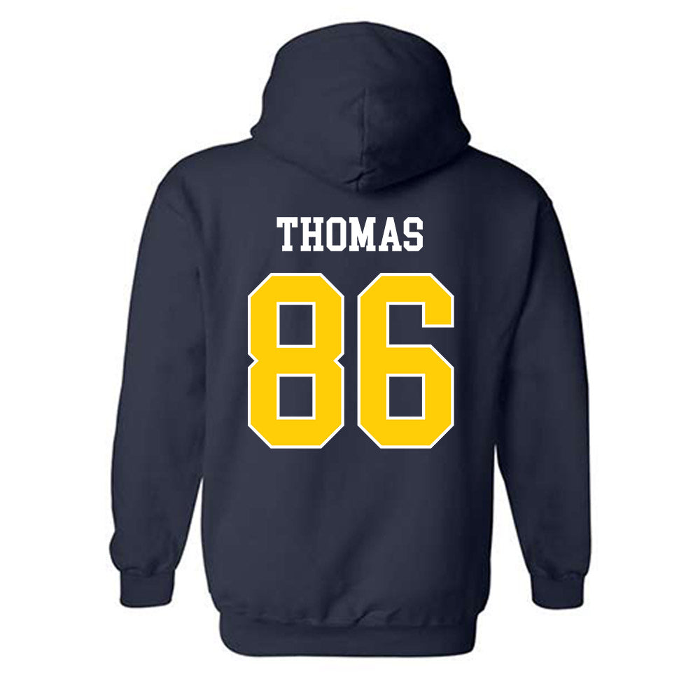 Toledo - NCAA Football : Donivon Thomas - Classic Shersey Hooded Sweatshirt-3