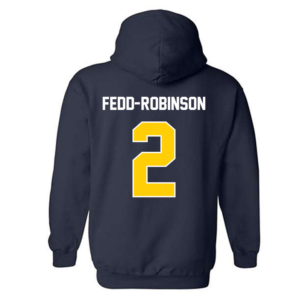 Toledo - NCAA Women's Basketball : Faith Fedd-Robinson - Classic Shersey Hooded Sweatshirt-1