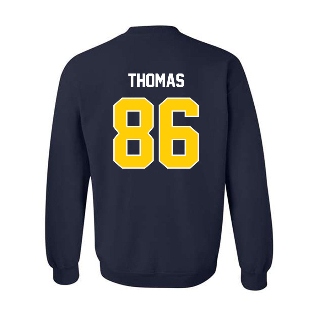 Toledo - NCAA Football : Donivon Thomas - Classic Shersey Crewneck Sweatshirt-1