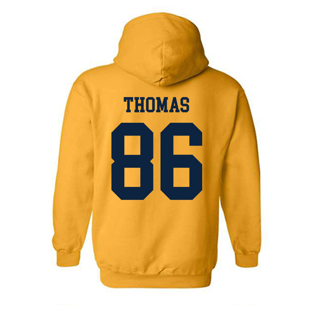 Toledo - NCAA Football : Donivon Thomas - Classic Shersey Hooded Sweatshirt-1