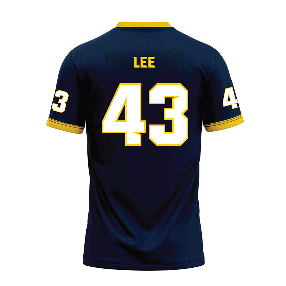 Toledo - NCAA Football : Sam Lee - Blue Premium Football Jersey-1