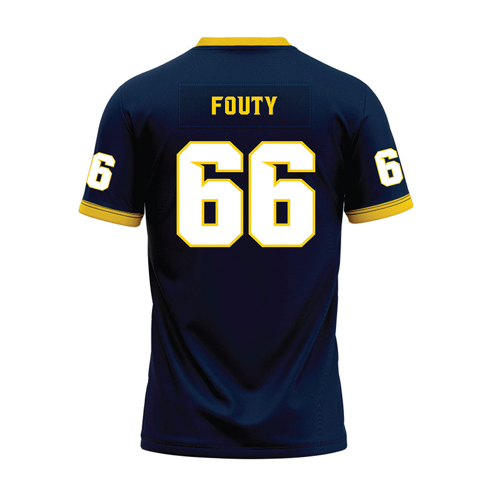 Toledo - NCAA Football : Carter Fouty - Blue Premium Football Jersey-1