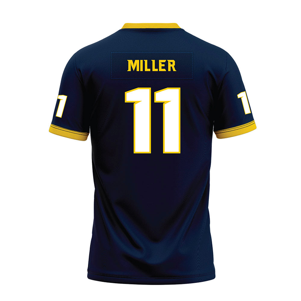 Toledo - NCAA Football : Hyajah Miller - Blue Premium Football Jersey-1