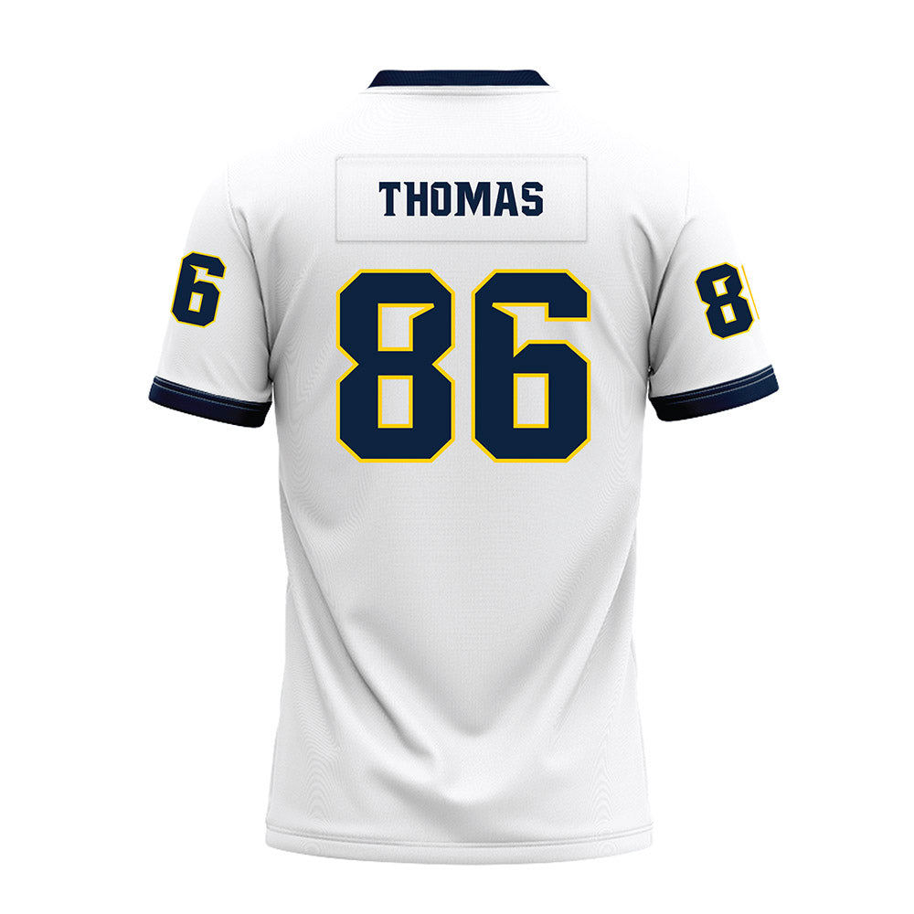 Toledo - NCAA Football : Donivon Thomas - White Premium Football Jersey-1