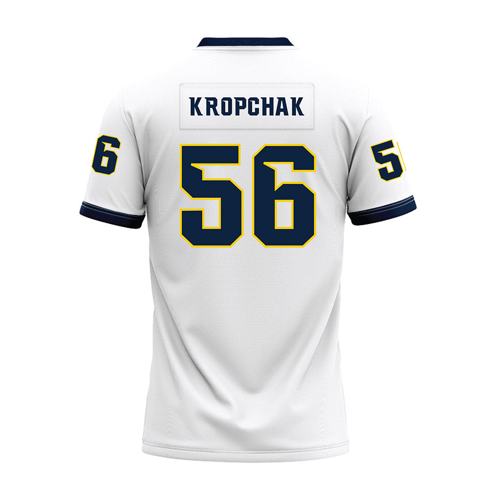 Toledo - NCAA Football : Jacob Kropchak - White Premium Football Jersey