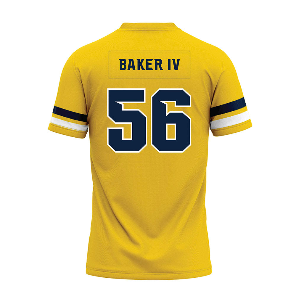 Toledo - NCAA Football : John Baker IV - Gold Premium Football Jersey-1