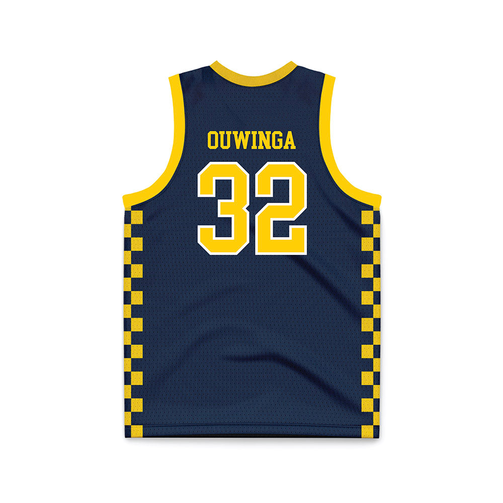 Toledo - NCAA Men's Basketball : Jaylan Ouwinga - Blue Basketball Jersey-1
