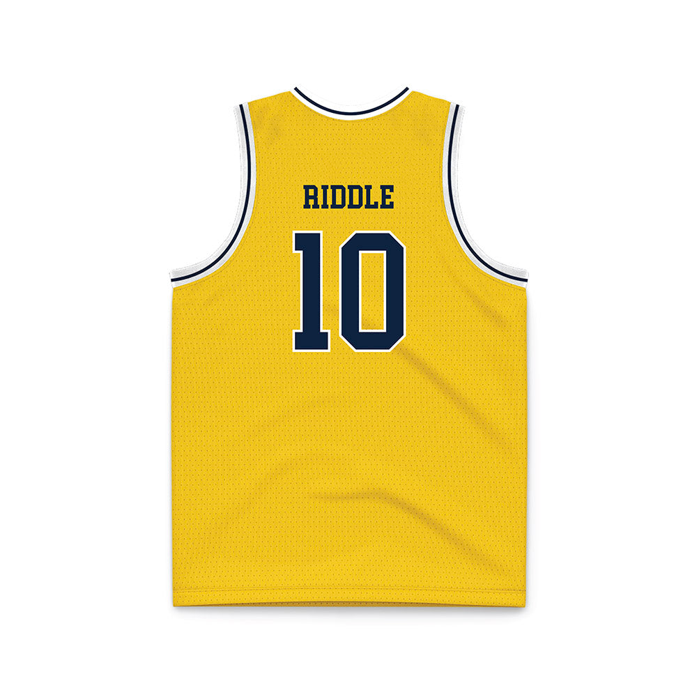 Toledo - NCAA Men's Basketball : Chris Riddle - Basketball Jersey-1