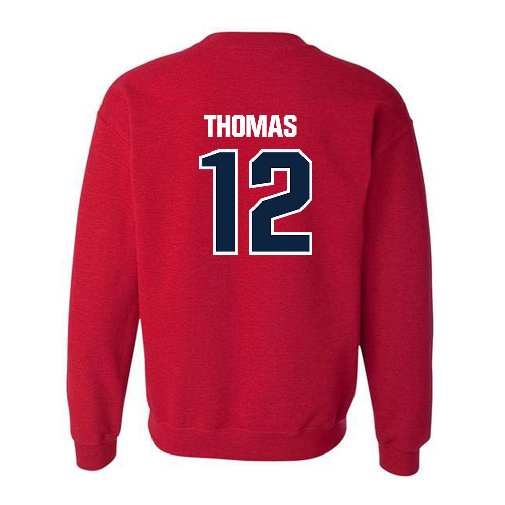 Richmond - NCAA Men's Basketball : David Thomas - Crewneck Sweatshirt-1