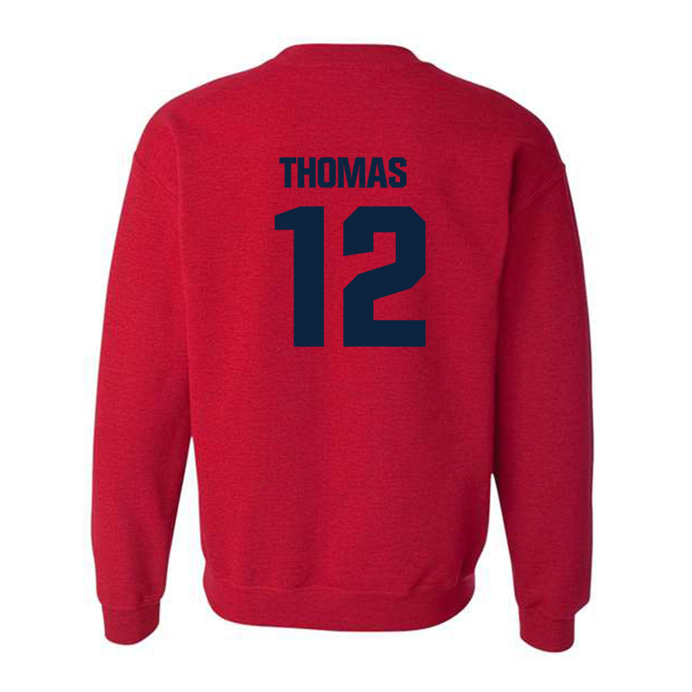 Richmond - NCAA Men's Basketball : David Thomas - Crewneck Sweatshirt-1