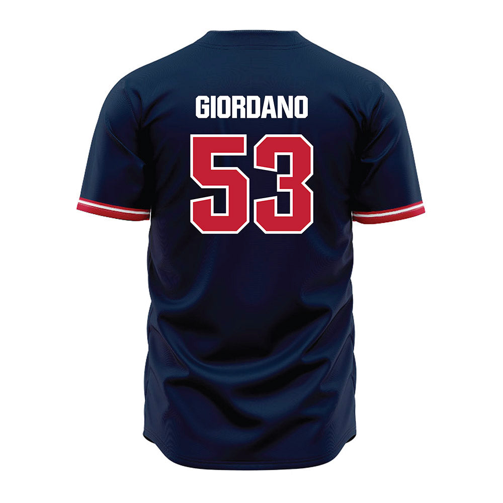 Richmond - NCAA Baseball : Joey Giordano - Blue Jersey-1