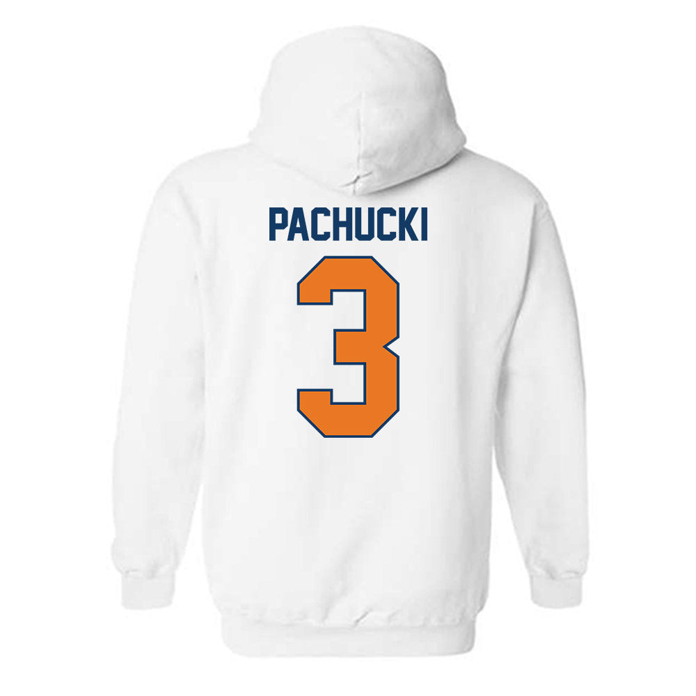 Bucknell - NCAA Men's Basketball : Aleksander Pachucki - Hooded Sweatshirt-1