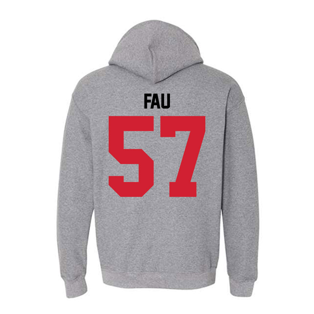 UCM - NCAA Football : Niko Fau - Hooded Sweatshirt-1
