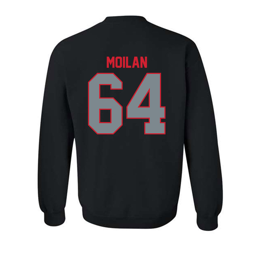 UCM - NCAA Football : RJ Moilan - Crewneck Sweatshirt-1