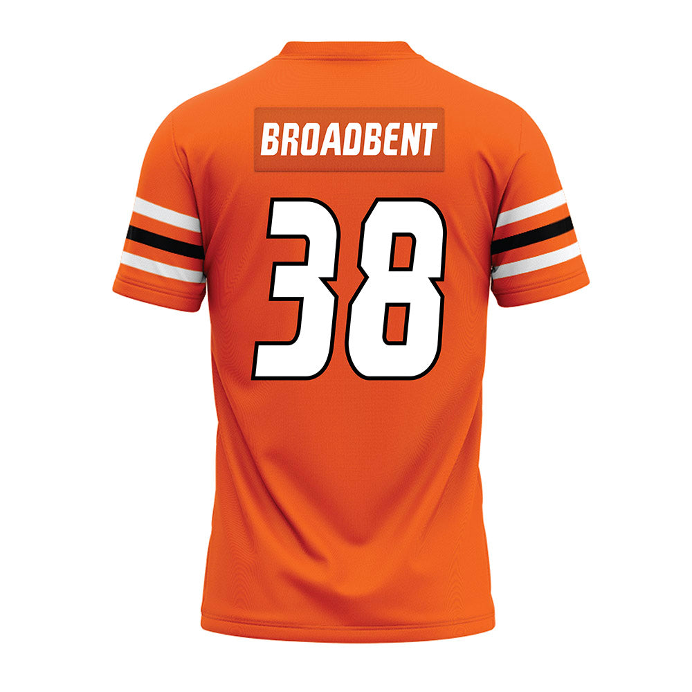 Idaho State - NCAA Football : Trey Broadbent - Orange Premium Football Jersey-1