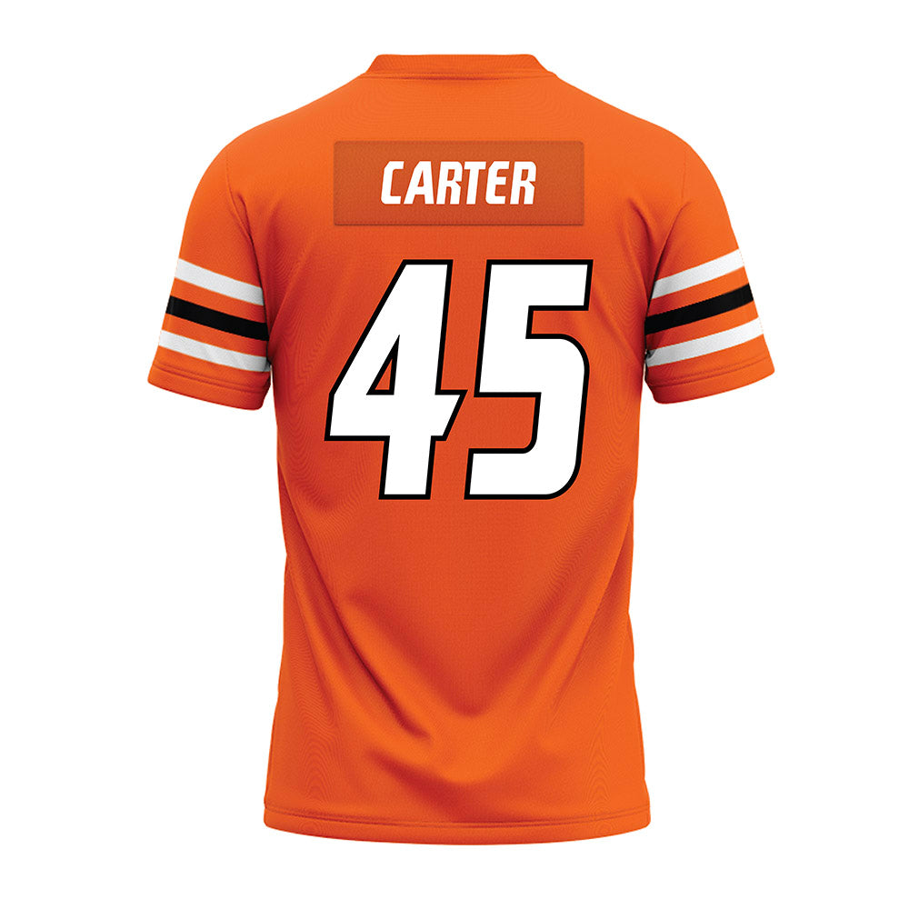 Idaho State - NCAA Football : Ryan Carter - Orange Premium Football Jersey-1
