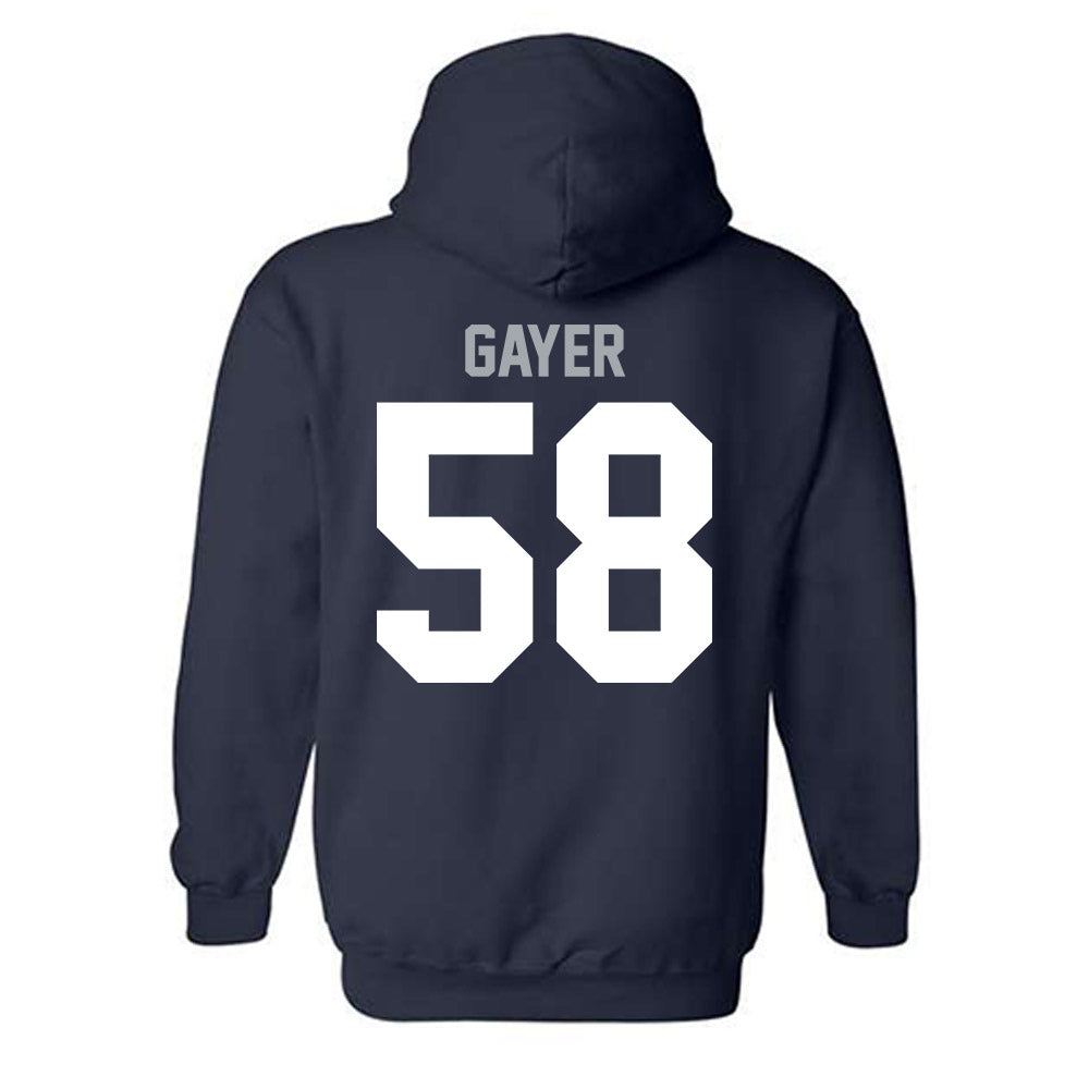 Utah State - NCAA Football : John Gayer - Classic Shersey Hooded Sweatshirt-1