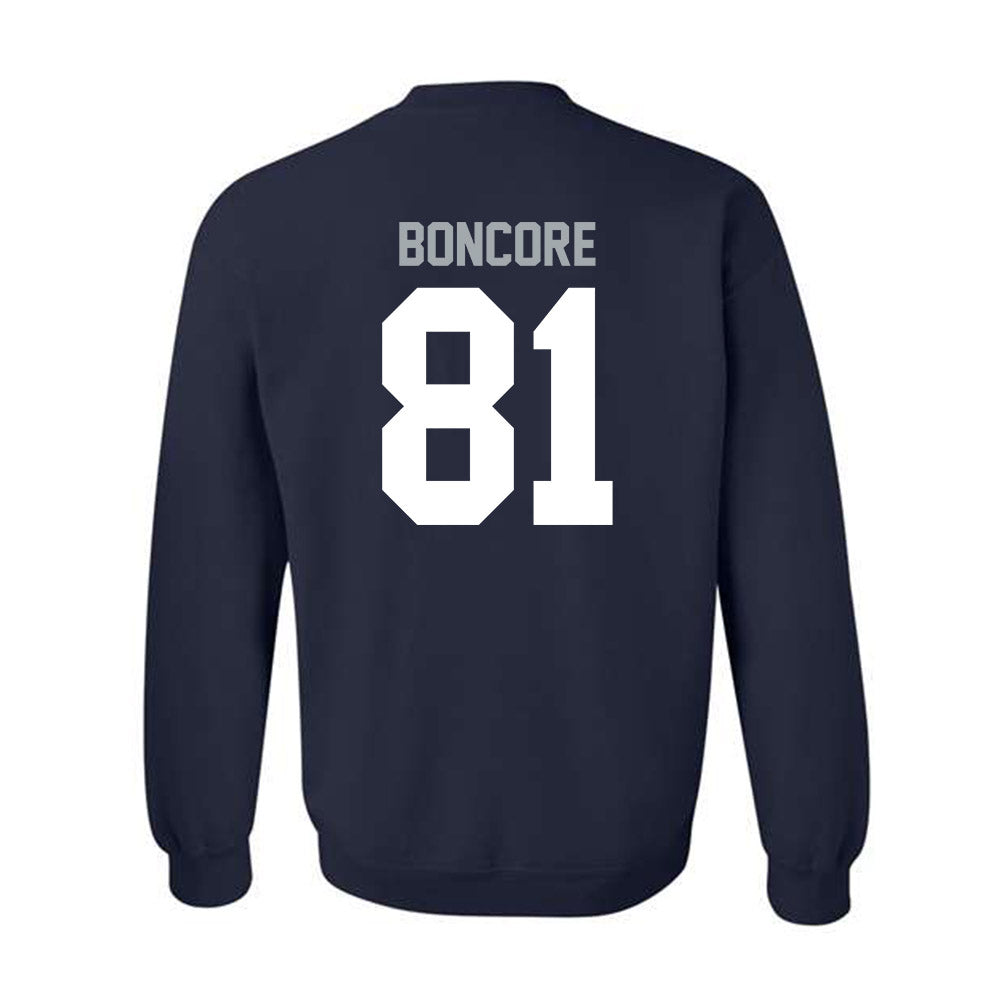 Utah State - NCAA Football : Nikko Boncore - Classic Shersey Crewneck Sweatshirt-1