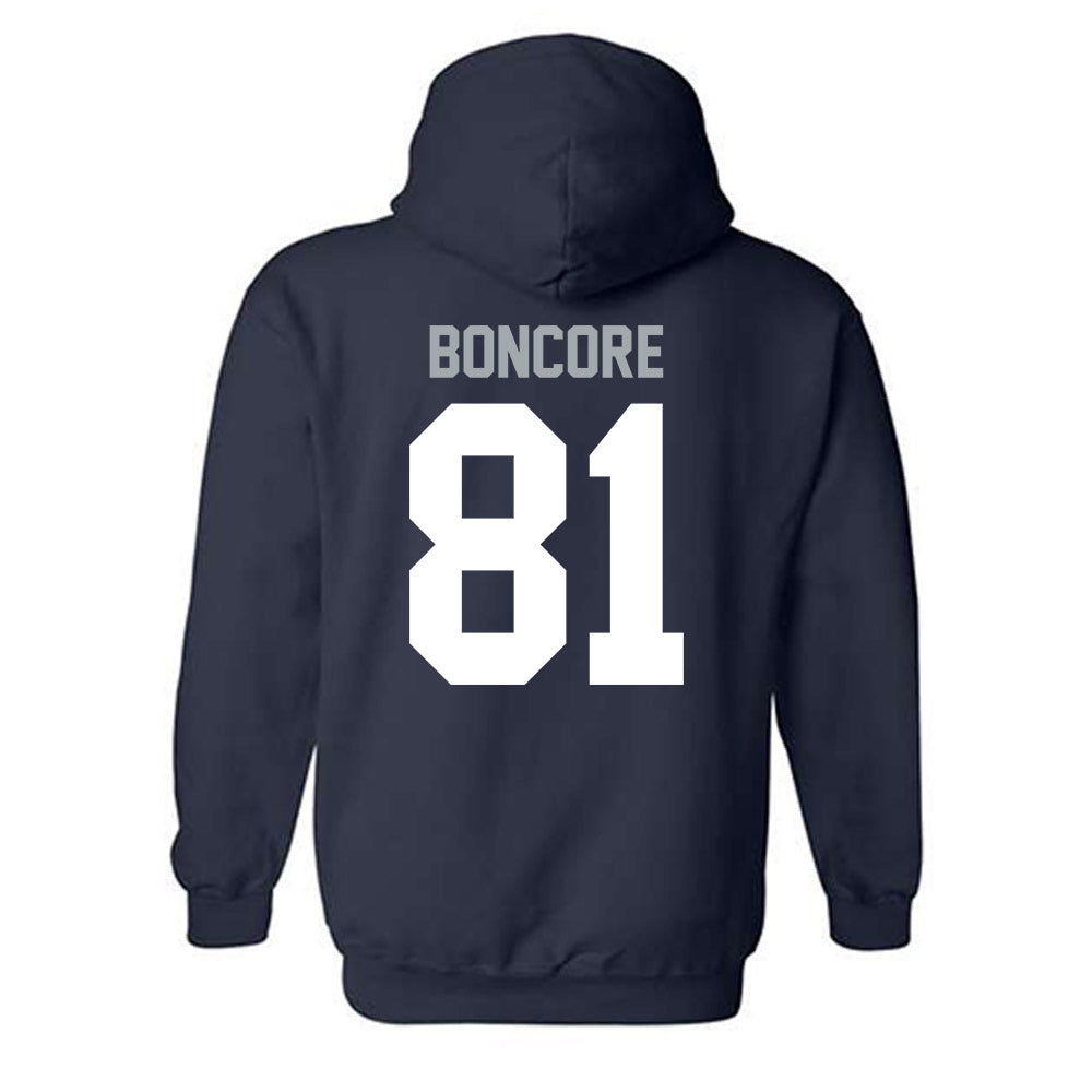 Utah State - NCAA Football : Nikko Boncore - Classic Shersey Hooded Sweatshirt-1