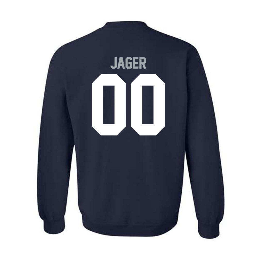 Utah State - NCAA Football : Abe Jager - Classic Shersey Crewneck Sweatshirt-1