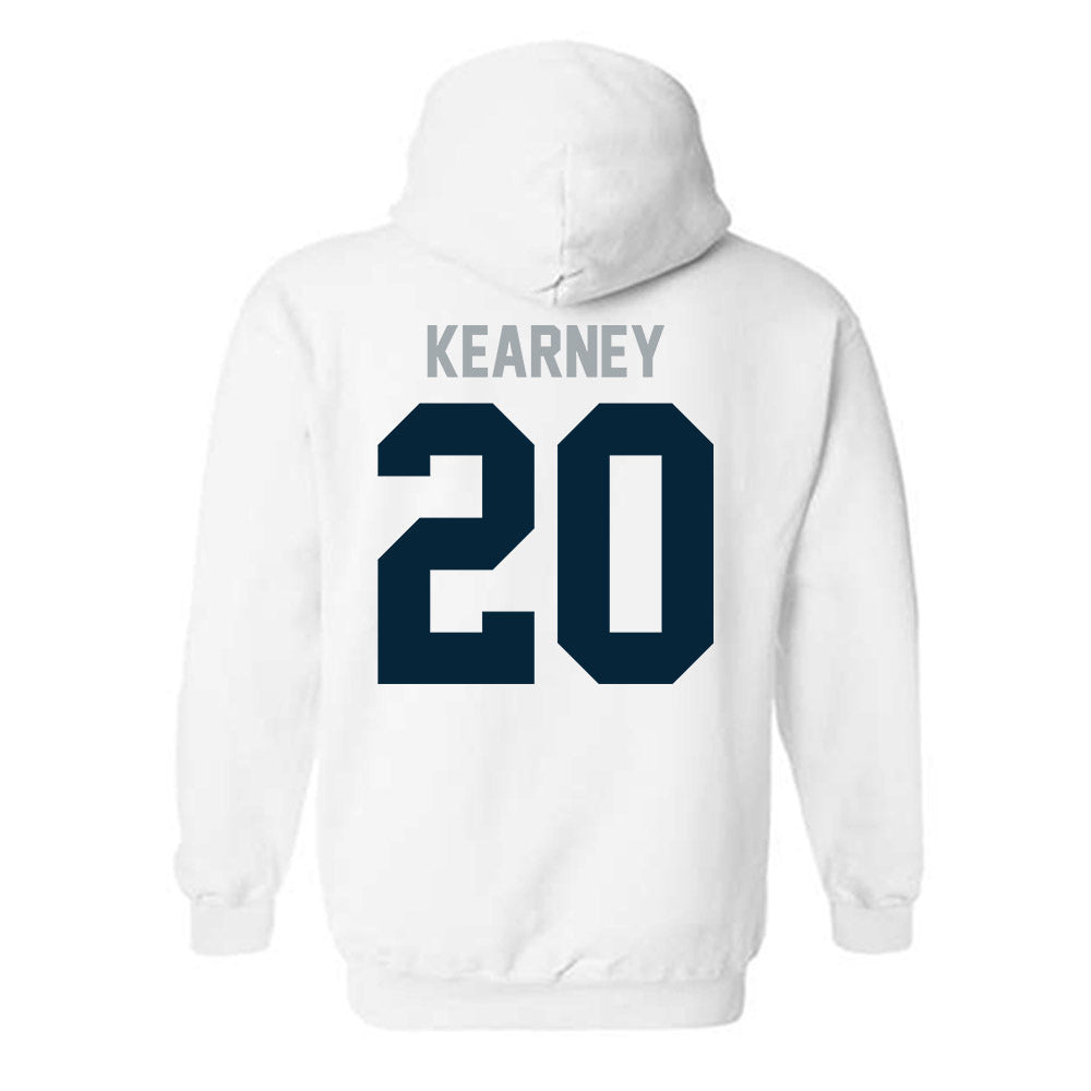 Utah State - NCAA Men's Basketball : Luke Kearney - Classic Shersey Hooded Sweatshirt-1