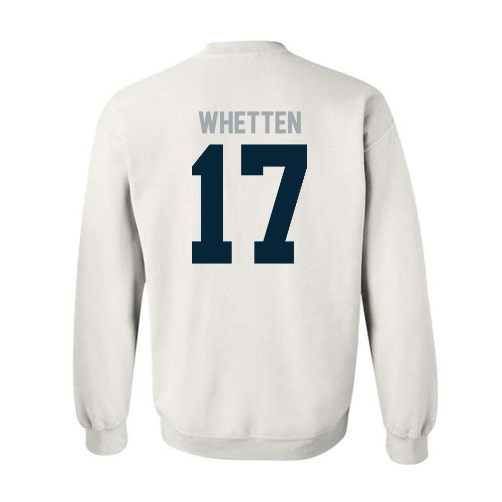 Utah State - NCAA Baseball : Davis Whetten - Classic Shersey Crewneck Sweatshirt-1