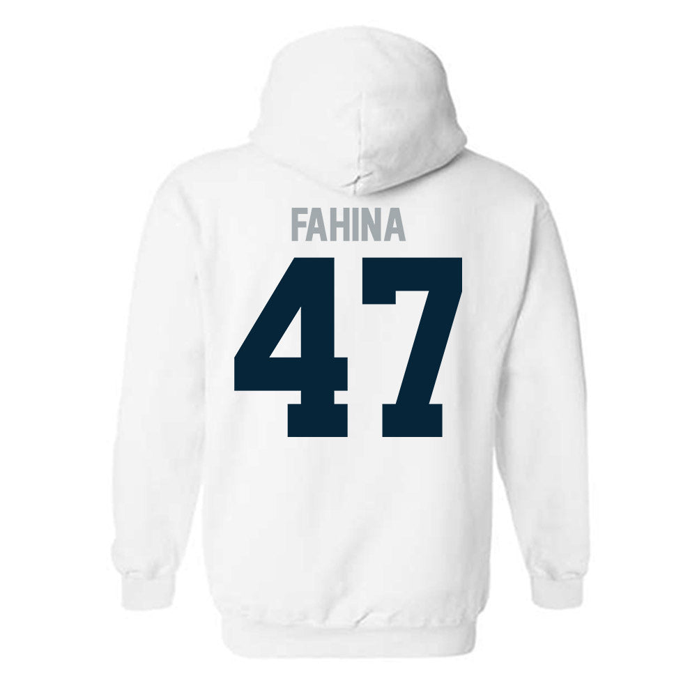 Utah State - NCAA Football : Naki Fahina - Classic Shersey Hooded Sweatshirt-1