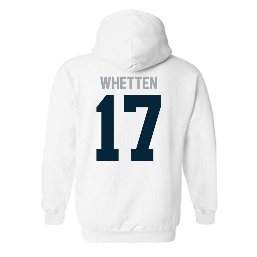 Utah State - NCAA Baseball : Davis Whetten - Classic Shersey Hooded Sweatshirt-1