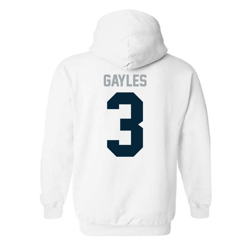 Utah State - NCAA Women's Basketball : Aaliyah Gayles - Classic Shersey Hooded Sweatshirt-1