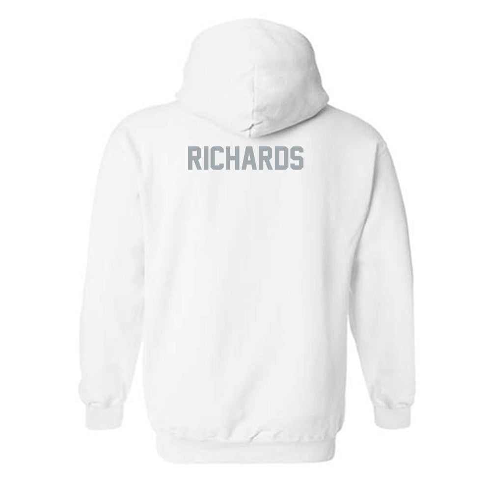 Utah State - NCAA Men's Track & Field : Javin Richards - Classic Shersey Hooded Sweatshirt-1