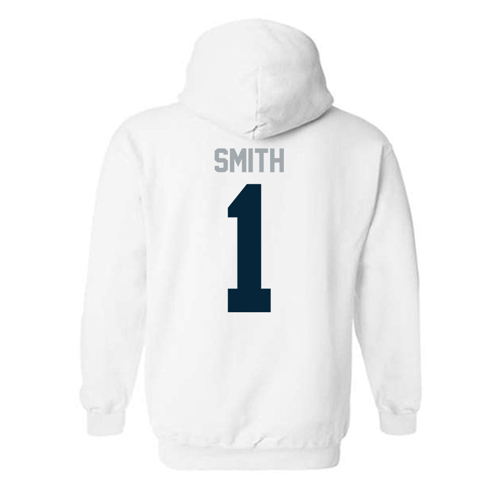 Utah State - NCAA Softball : Denay Smith - Classic Shersey Hooded Sweatshirt-1