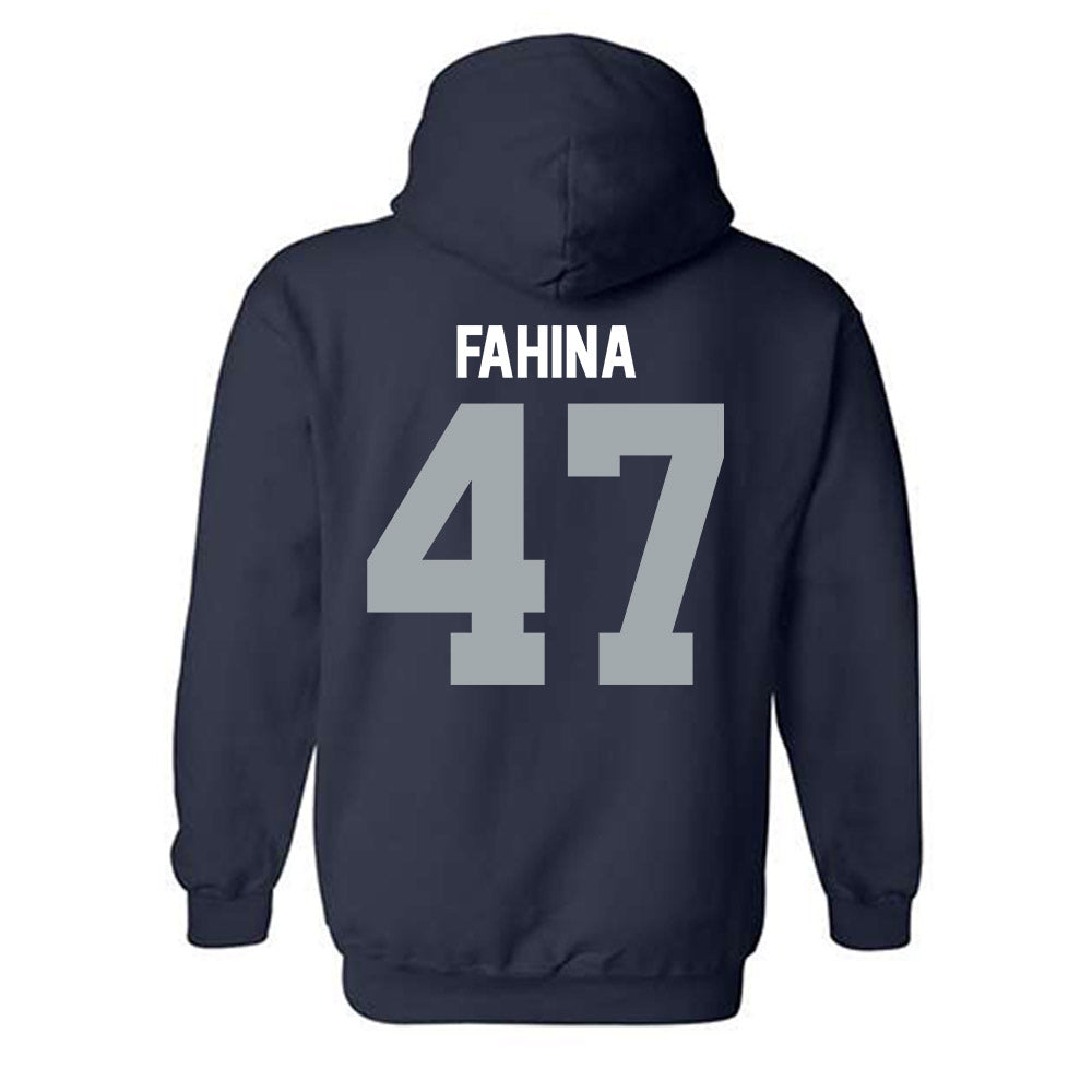 Utah State - NCAA Football : Naki Fahina - Hooded Sweatshirt-1