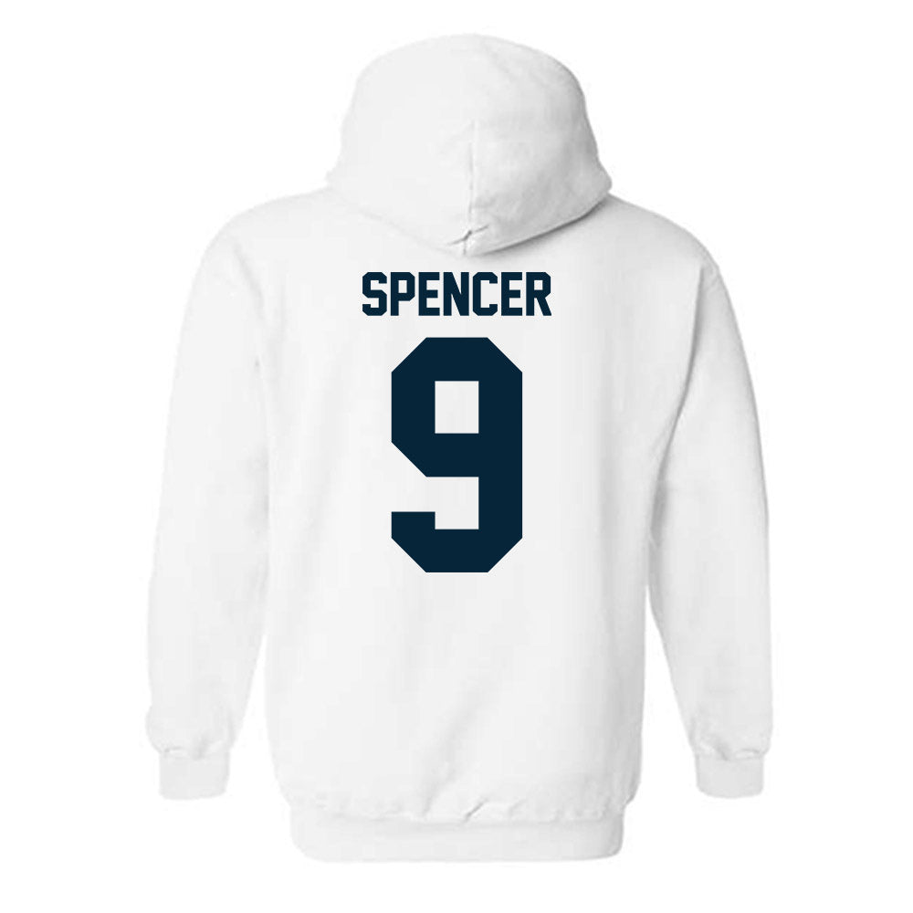 Utah State - NCAA Women's Volleyball : Hailey Spencer - Hooded Sweatshirt-1
