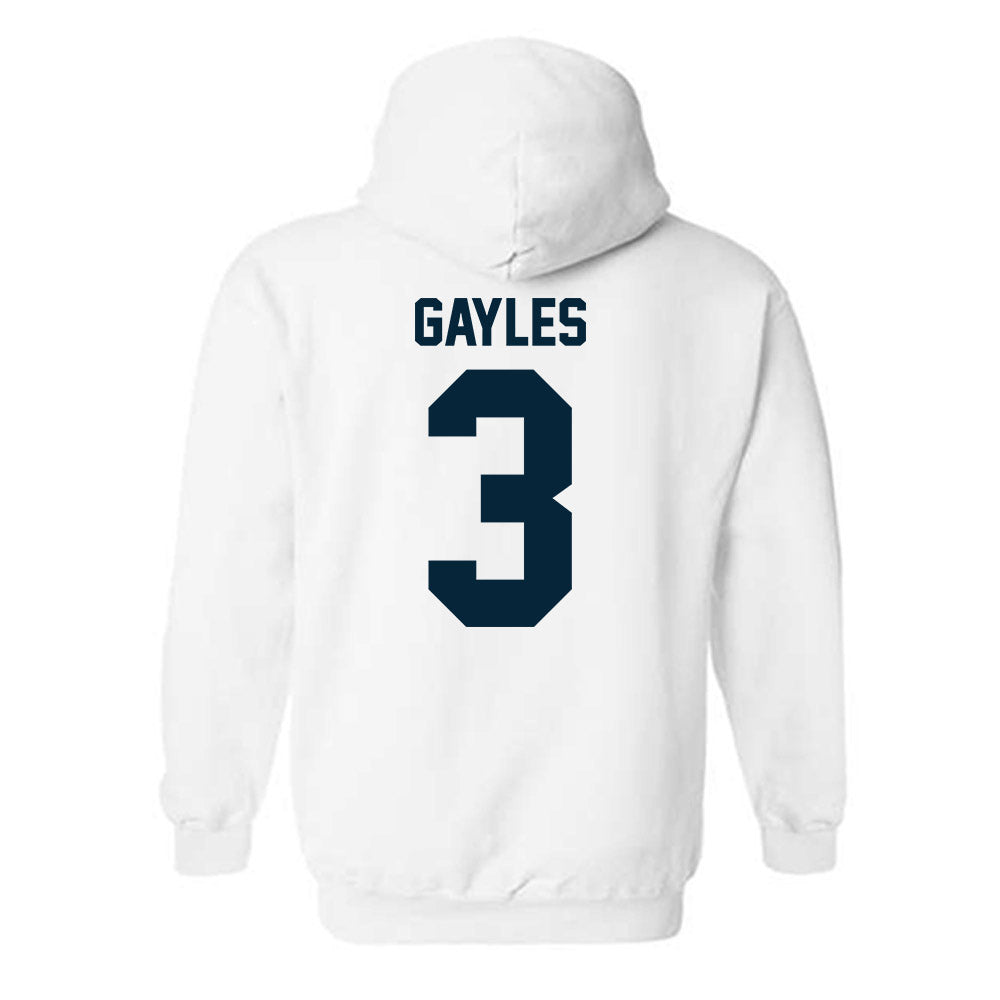 Utah State - NCAA Women's Basketball : Aaliyah Gayles - Hooded Sweatshirt-1