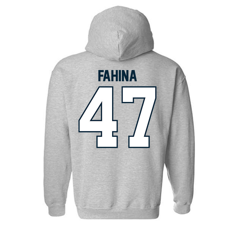 Utah State - NCAA Football : Naki Fahina - Hooded Sweatshirt-1