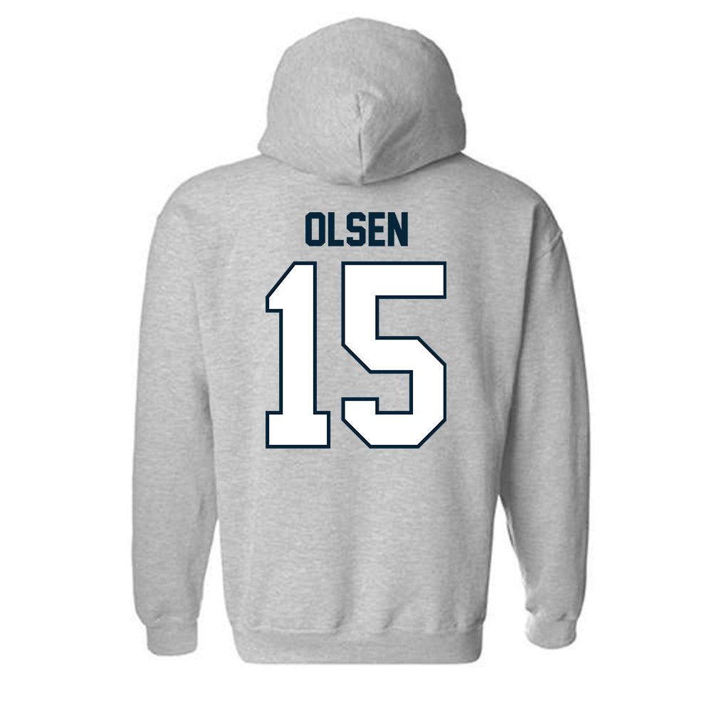 Utah State - NCAA Football : Ty Olsen - Hooded Sweatshirt-1