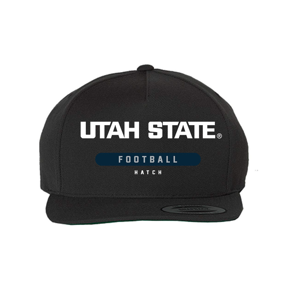 Utah State - NCAA Football : Hyrum Hatch - Snapback Hat-0