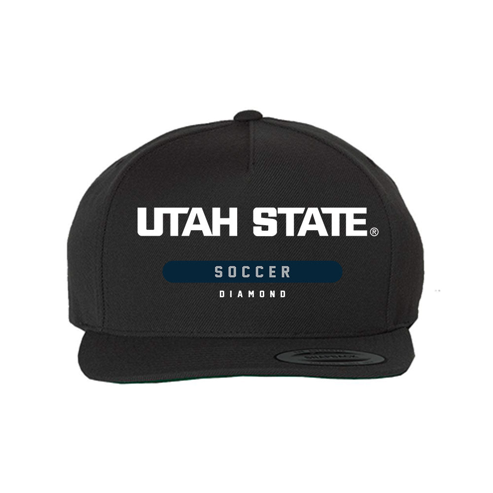 Utah State - NCAA Women's Soccer : Summer Diamond - Snapback Hat-0