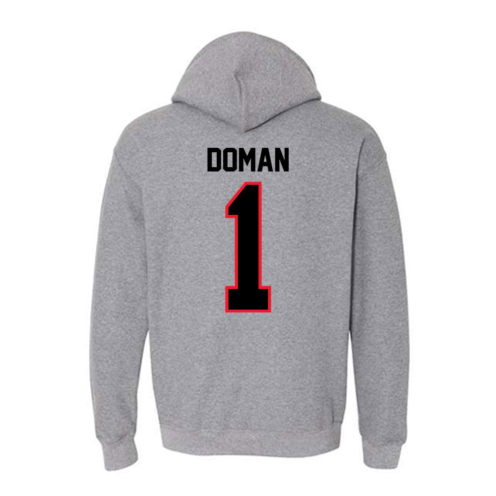 Southern Utah - NCAA Women's Basketball : Kortney Doman - Hooded Sweatshirt-1