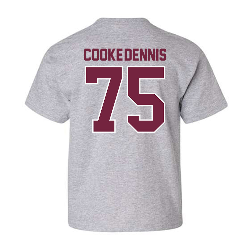 SIU Carbondale - NCAA Football : Tristan Cooke-Dennis - Youth T-Shirt-1